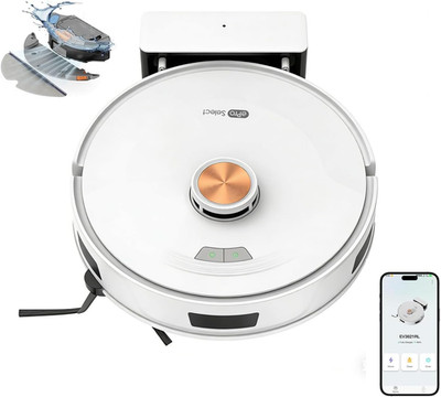 Smart Robot Vacuum & Mop Combo, 10000Pa Suction, WiFi & Alexa, 150 Mins Runtime