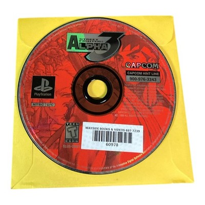 Sony PlayStation 1 PS1 Disc Only Tested Street Fighter Alpha 3 BL