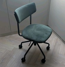 John Lewis Anyday Swivel Office Chair Green Corduroy/black Base
