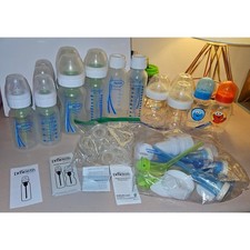 Dr. Brown's Natural Flow, Nuk Anti-Colic, Sesame St. Baby Bottles Assorted Lot