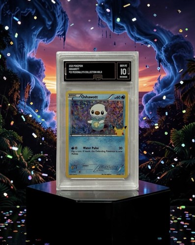 2021 Pokemon Oshawott Holo Mcdonalds 25TH Anniversary Collection 21/25 GMA 10
