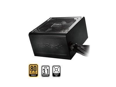 ASRock PRO Series PRO-650G 650 W ATX 3.1 Compatible 80 PLUS GOLD Certified Power