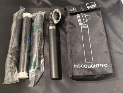 KaWe Otoscope Piccolight w/Case Used & Ear Funnels