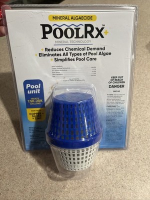 POOL RX Mineral Algae Filter - Treats 7.5k-20k Gallons Sealed New