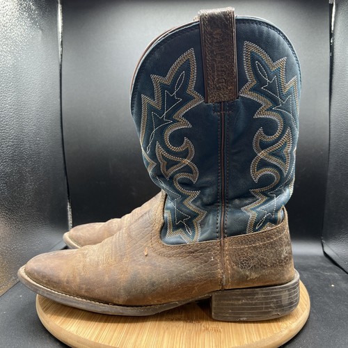 Durango Men's Size 10.5 Westward Western Performance Boot Broad Square Toe Brown