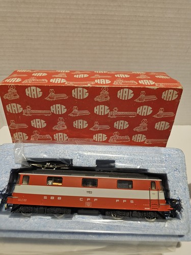 HAG 210 SWISS EXPRESS RE4/4II SBB CFF ELECTRIC LOCOMOTIVE WECHSELSTROM 3 LEITER - Picture 9 of 10