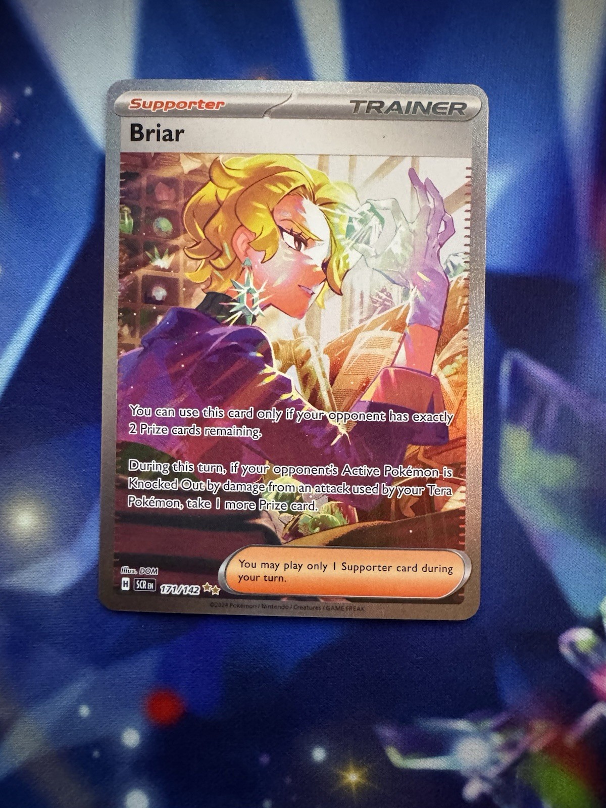 Briar Special Illustration Rare Holo 171/142 Pokemon Stellar Crown