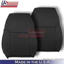 1994-1998 Fits Ford Mustang Leatherette Front Top Replacement Seat Covers Black