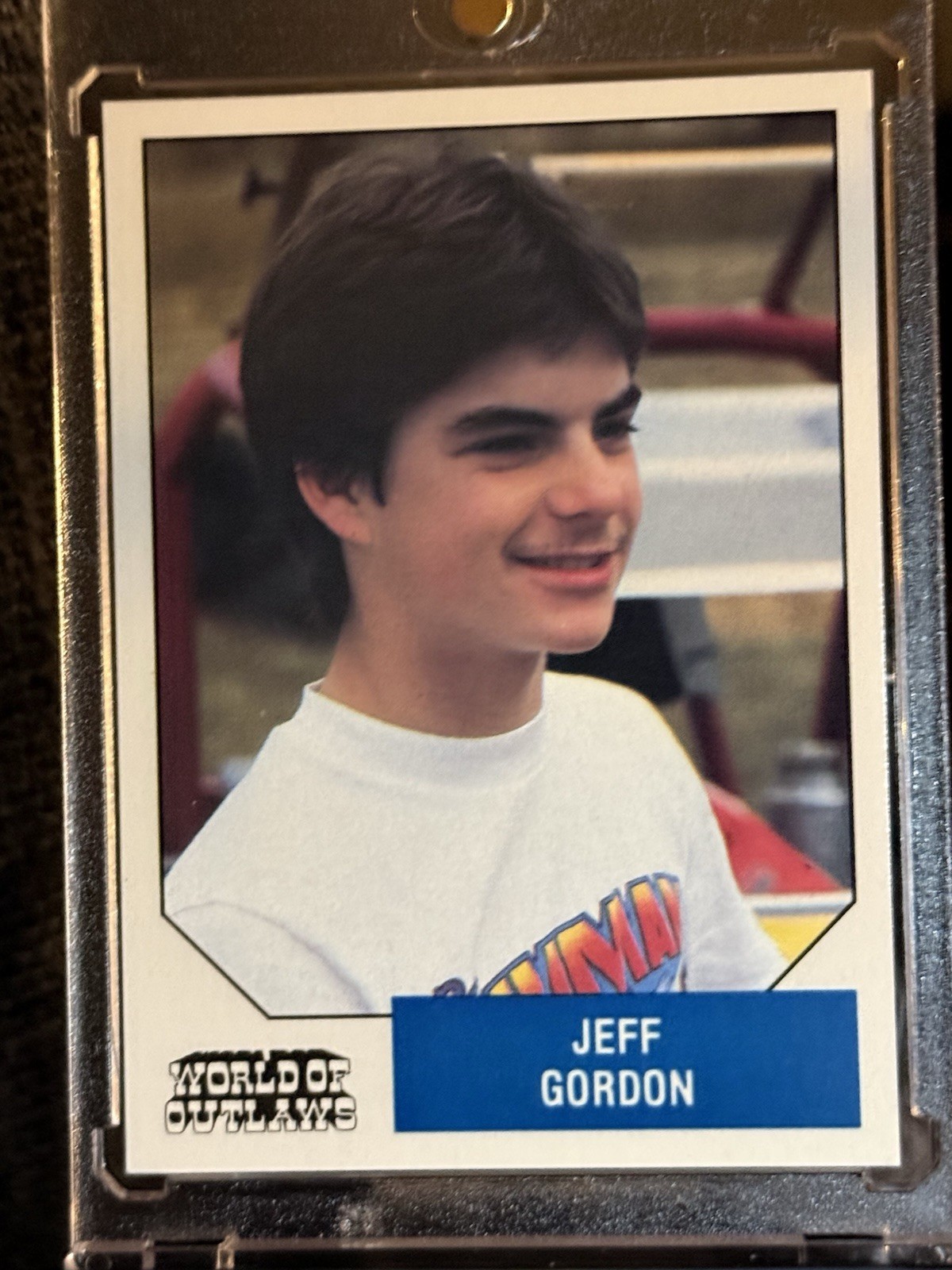 1987 WORLD OF OUTLAWS #52 JEFF GORDON (ROOKIE) *FIRST CARD