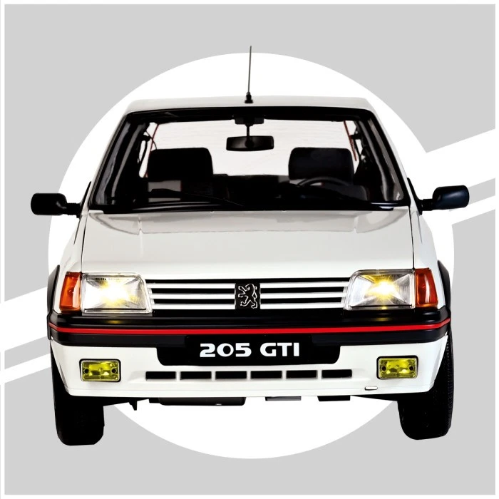 IXOMODELS - PEUGEOT 205 1.9 GTI Bianco - KIT COMPLETO 720 pezzi - 1/8 - IXC.P... - Immagine 2 di 4