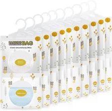 Vacplus Moisture Absorbers, Hanging Closet Dehumidifier Bags, Humidity Packs,...