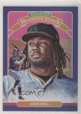 2020 Panini Donruss Diamond Kings Holo Pink Josh Bell #27 0c2