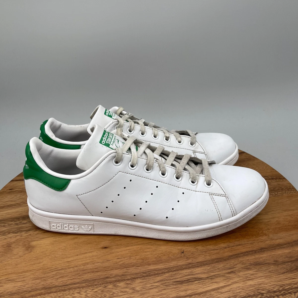 adidas gazelle silver green womens Adidas Men's Blue Suede Stan Smith VULC Sneakers | Brand New main image 1