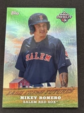 2023 Topps Pro Debut - Farm Fresh Futures Mikey Romero #FF-11 Green Foil #/99