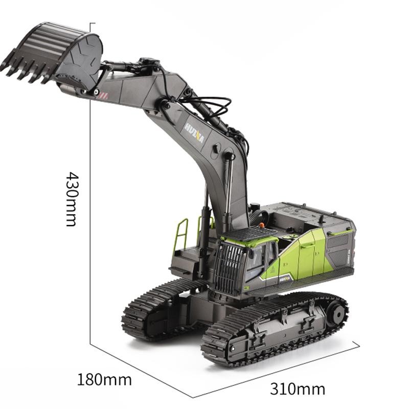 HUINA 1593　1/14　ラジコンジャンク HUINA TOYS 1593 RC Excavator 2.4Ghz 1:14 Scale Construction