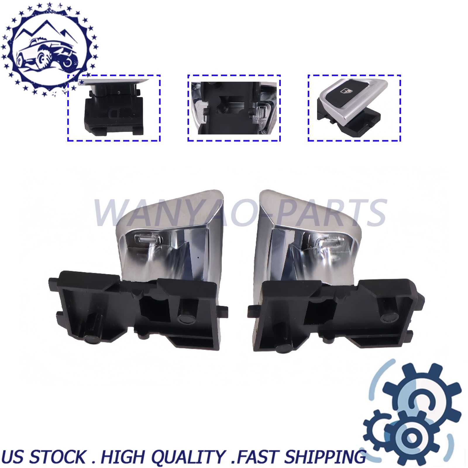2PCS Power Window Switch Button Fits For Ferrari California T 309096 309097