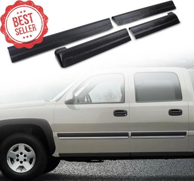 Rocker Panel Covers for Chevy Silverado GMC Sierra Ext Cab 1999 2007 4pcs Set