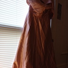 Dusty Rose/ Mauve Off The Shoulder formal gown size 10
