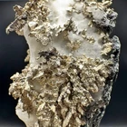 NATIVE SILVER, CALCITE- Bouismas Mine, Zagora Province - MOROCCO BB68