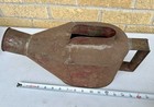 Country Store Coffee Grounds Collector Dispenser Old Worn Primitive Red Paint — photo 7