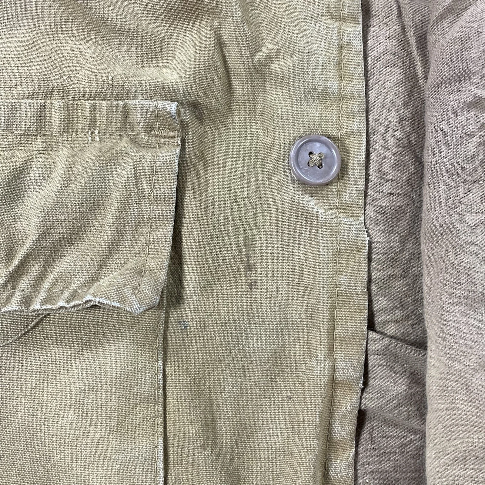 Vtg 60s Bullseye Bill Hunting Jacket Tan Duck Canvas - Mens L - like carhartt - product detail image 17
