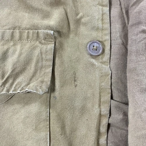 Vtg 60s Bullseye Bill Hunting Jacket Tan Duck Canvas - Mens L - like carhartt image 17