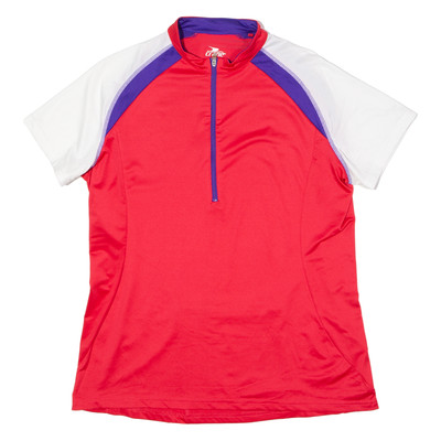 CRANE Fahrrad Herren Trikot Rot 1/2 Reißverschluss XL