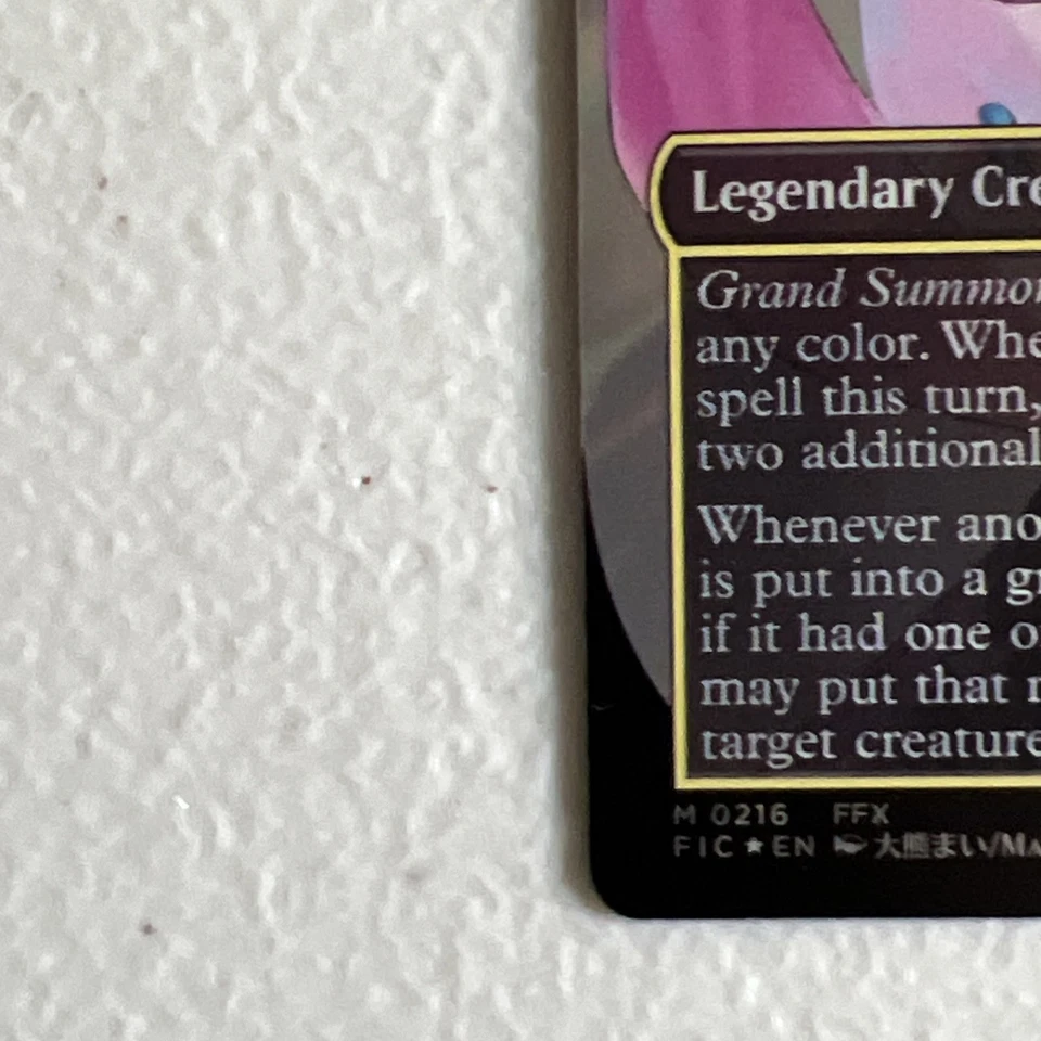 Yuna, Grand Summoner (Borderless) (Surge Foil) M Commander: FINAL FANTASY 216 NM - Image 2 of 4