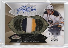2014-15 Fleer Showcase Hot Prospects 33/175 Jake McCabe #182 Patch Auto f0l