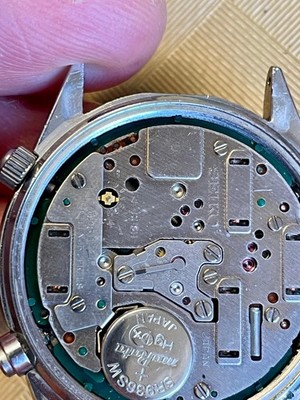 Seiko James Bond Uhr 7a28 7020, Chrono läuft nicht, schöne Wendung 