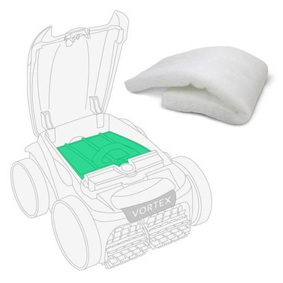 3x Filterpad Feinfilter PureFlow für Poolroboter Zodiac Vortex Feinfiltereinsatz