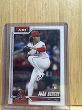Topps 2026 Series One Juan Burgos Rookie #102 Arizona Diamondbacks Baseball