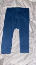Baby Girl Baby Boy Navy Blue Leggings 12-18 Months. Nutmeg