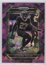 2022 Panini Prizm Rookies Purple Ice Prizm 220/225 Alontae Taylor #392 0ud4