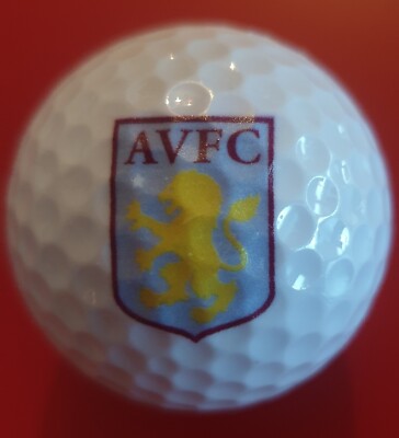 Aston Villa Golfball Priemier League Nagelneu Vereins Wappen Emblem