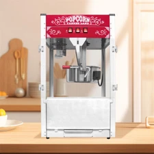 Commercial Popcorn Machine Maker Popper with Extra Large 16-Ounce Kettle