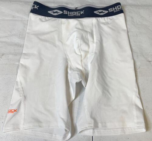 Shock Doctor Youth Boys Core Compression Shorts w/BioFlex Cup, 2-Pack, Size XL - Picture 4 of 7