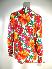 JONES NEW YORK SIGNATURE SZ XL Cotton/Rayon Pink Faux Cardigan Pullover Sweater
