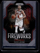 2022-23 Panini Prizm Zach LaVine Fireworks #4 Chicago Bulls