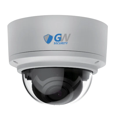 GW SECURITY 8MP Starlight IP Microphone PoE 2.8-12mm Varifocal Lens 4K Dome Security Camera