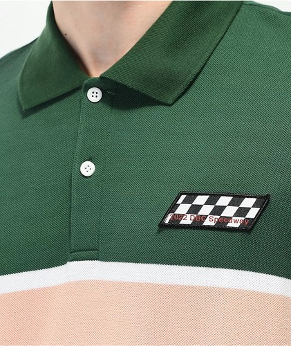 $70 HUF POWER UNIT POLO SHIRT MOTORSPORTS 90'S RACING INSPIRED MEN'S LARGE NEW - 第 8/10 張圖片
