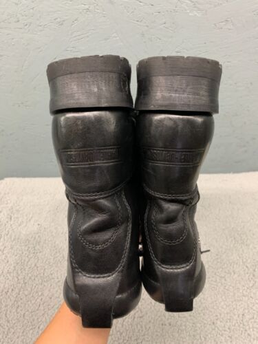 Harley-Davidson Herren Leder Motorradstiefel Schwarz Größe 10 Schnürschnalle - Bild 16 von 16