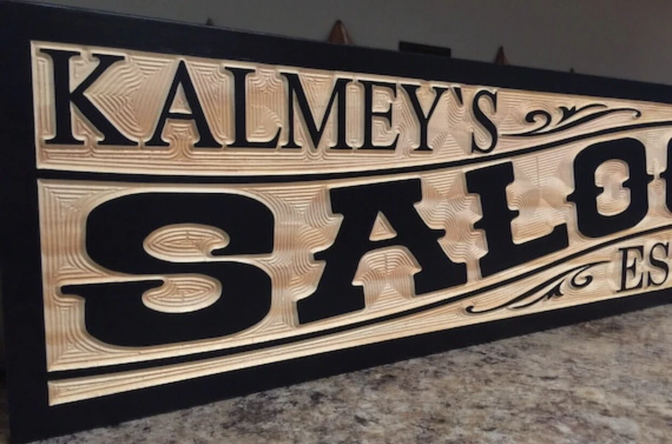 Personalized Old West Saloon House Sign Rustic Bar Sign Fathers Day Gift - Image 4 of 4