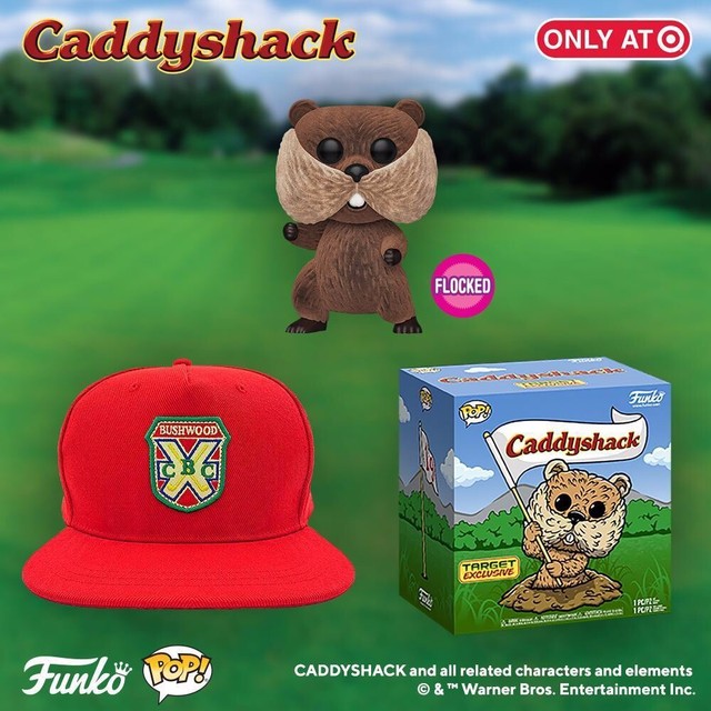 Caddyshack Funko Pop Target Exclusive Flocked Gopher and BCC Hat Sealed! Mint* | eBay