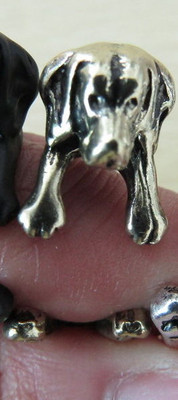 Labrador Retriever Rings - Gold - Adjustable (R3)