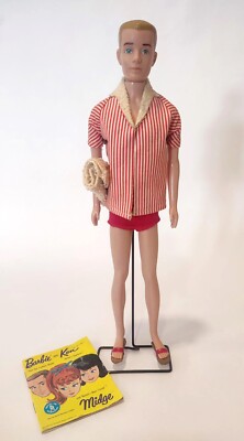 Barbie Boy friend Ken 1960  #750 Blond Hair Doll. Pelo Rubio. 
