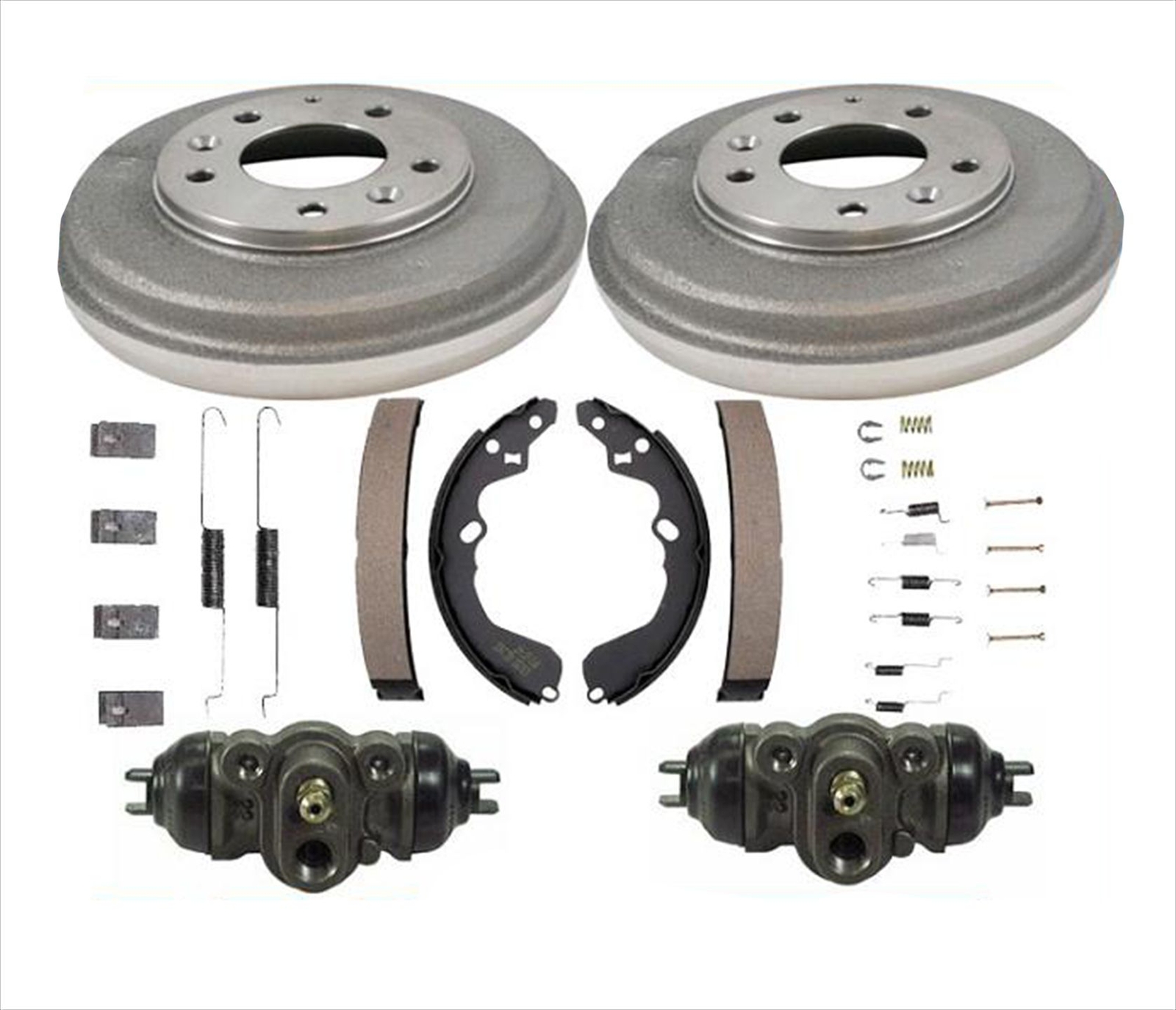 Rear Drums Shoes Spring Kit Wheel Cylinder for Mazda 626 MX6 1993-2002 ...