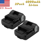 2x 18V 4000mAh Li-Ion Battery for Hitachi BSL1830/BSL1815/330557/330139/330067