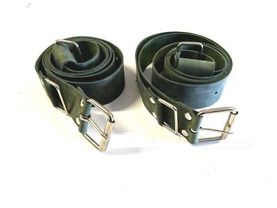 Genuine Leather Luggage Rack Straps Trunk rack straps for Old Beetle Khaki Color