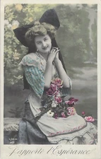 CP I BRING ALSATIAN HOPE WITH FLOWER ROSES - 46733